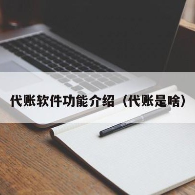 代账软件功能介绍（代账是啥）