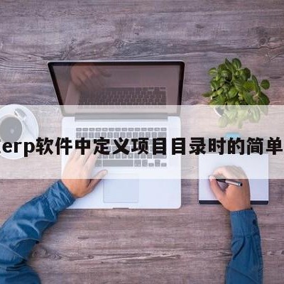 用友erp软件中定义项目目录时的简单介绍