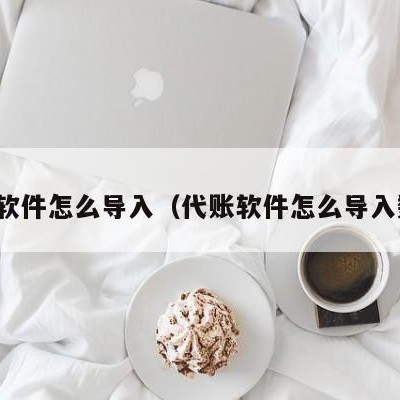 代账软件怎么导入（代账软件怎么导入数据）