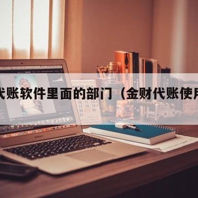 金财代账软件里面的部门（金财代账使用教程）