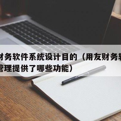 用友财务软件系统设计目的（用友财务软件的系统管理提供了哪些功能）