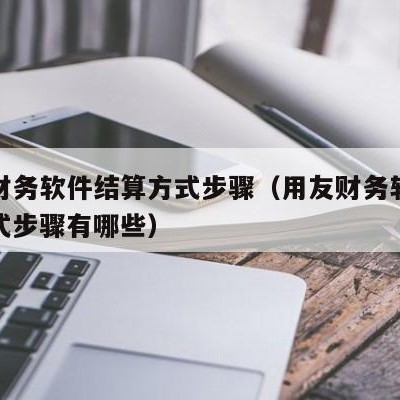 用友财务软件结算方式步骤（用友财务软件结算方式步骤有哪些）