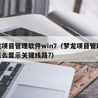 梦龙项目管理软件win7（梦龙项目管理软件怎么显示关键线路?）