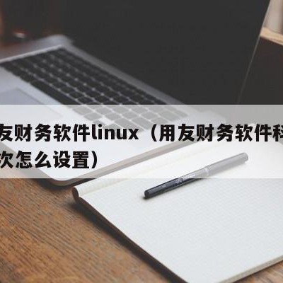 用友财务软件linux（用友财务软件科目级次怎么设置）