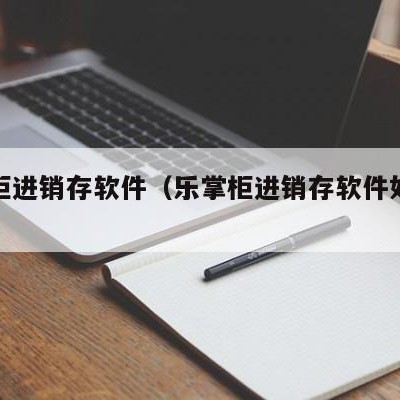 乐掌柜进销存软件（乐掌柜进销存软件如何使用）